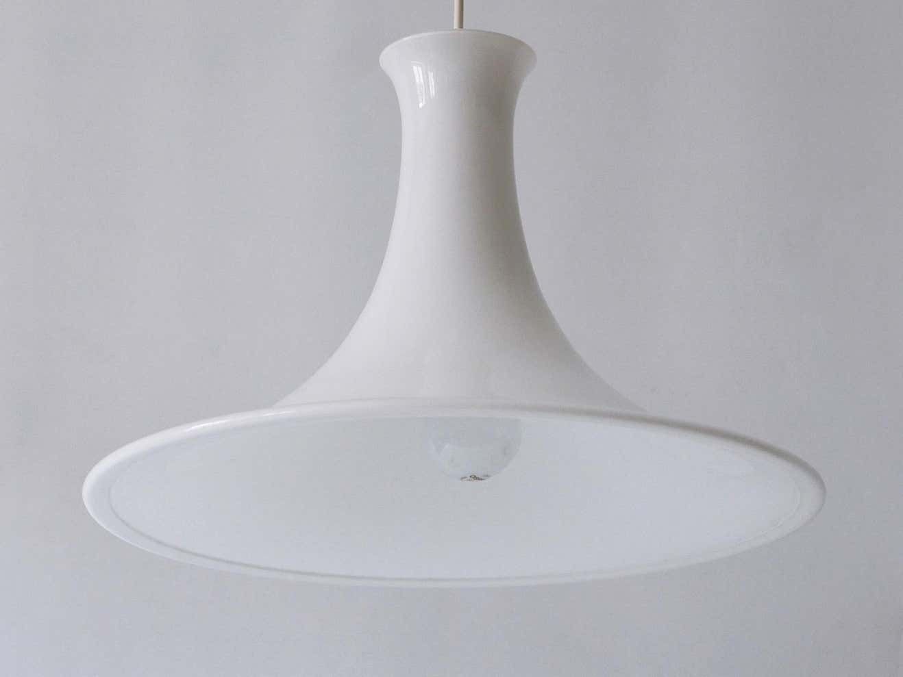 Lighting Mandarin Pendant Lamp By Michael Bang Für Holmegaard/Royal Copenhagen 1980s photo