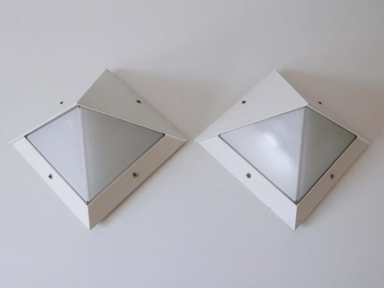 Set Of Two Large Outdoor Wall Lamps Or Sconces By Bega, 1980s, Germany photo for sale