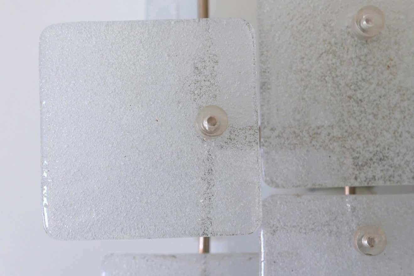 photo buy Set Of Two Midcentury Ice Glass Wall Lamps Or Sconces By Kalmar Franken, 1960s