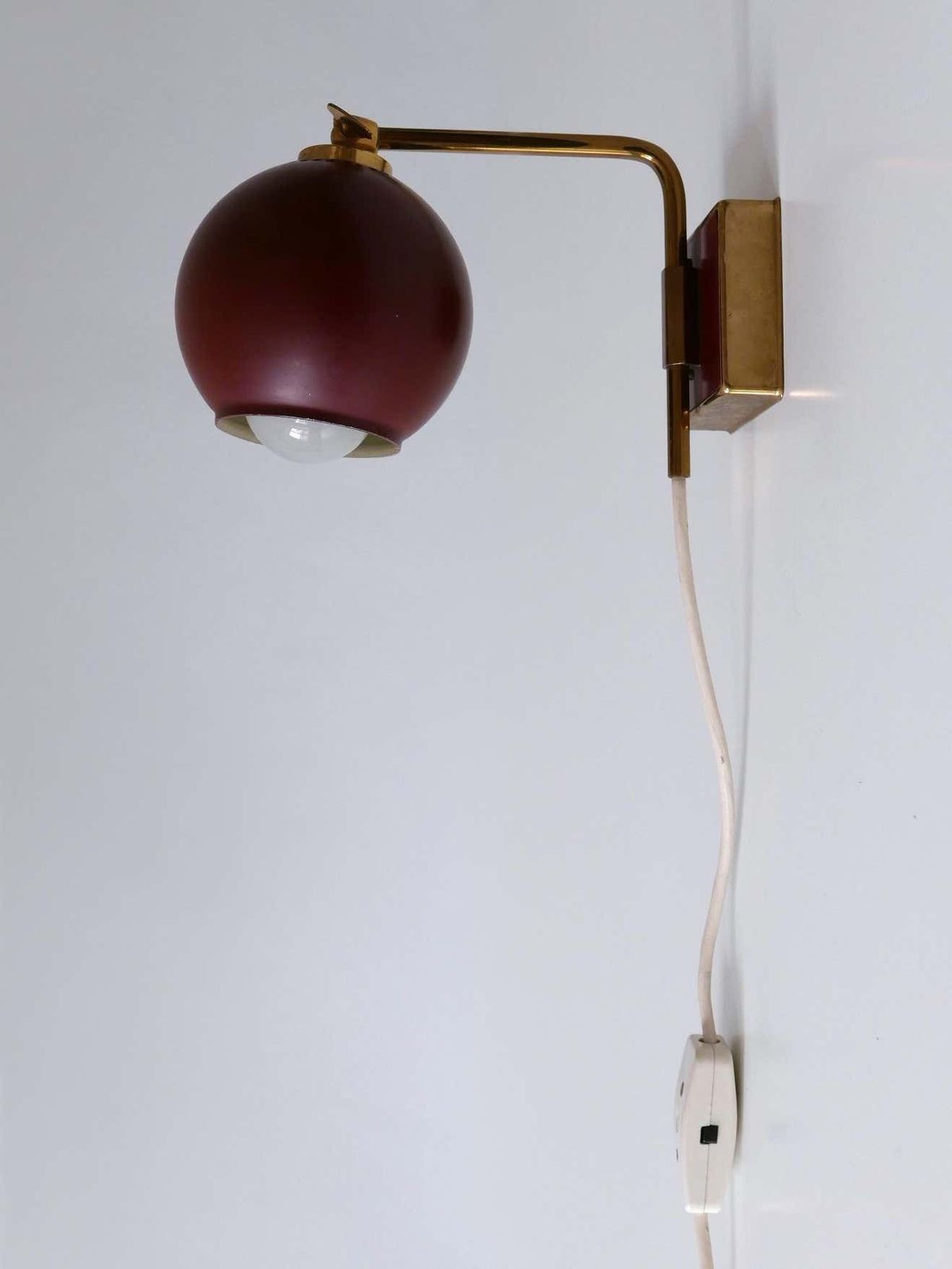 photo furniture Lovely Mid Century Modern Sconce ''Poppy Capsule'' By Paul Neuhaus Germany 1950s