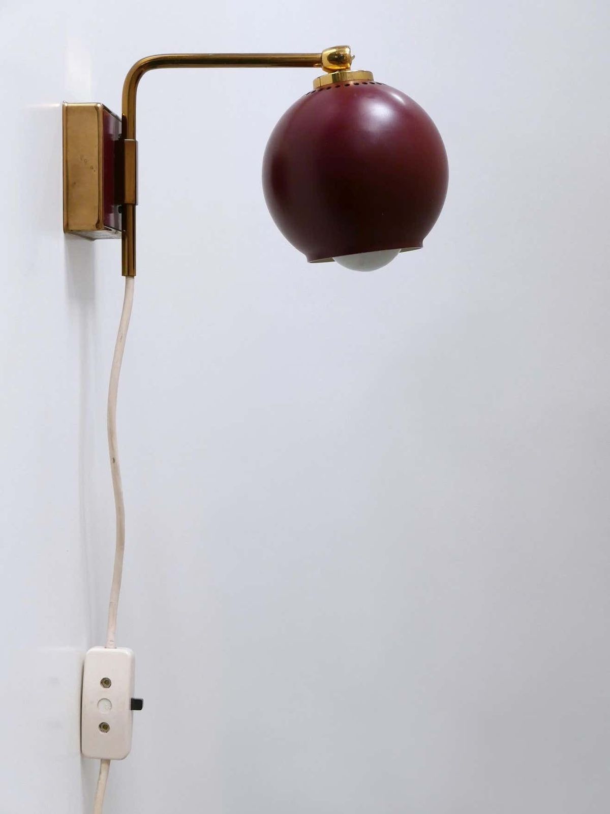 photo vinterior Lovely Mid Century Modern Sconce ''Poppy Capsule'' By Paul Neuhaus Germany 1950s