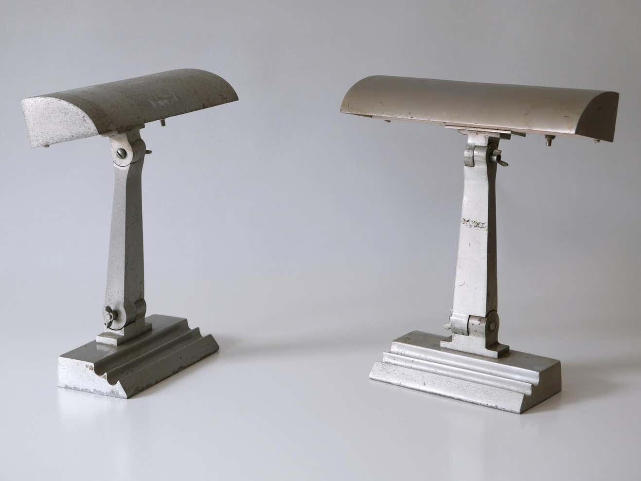 Set Of Two Rare Art Deco Desk Or Table Lamps From An Us Cruiser Ship, 1920s photo furniture