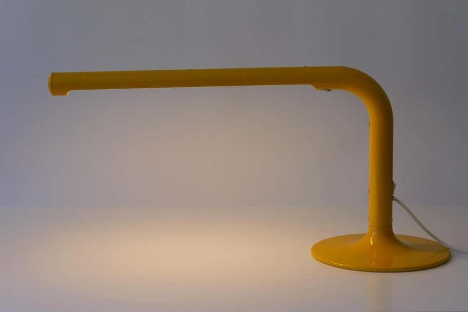 Large & Elegant Tube Table Lamp By Anders Pehrson For Ateljé Lyktan, 1960s photo Lighting
