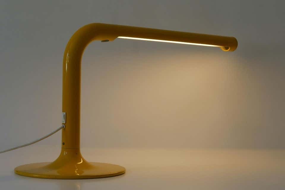 photo vinterior Large & Elegant Tube Table Lamp By Anders Pehrson For Ateljé Lyktan, 1960s