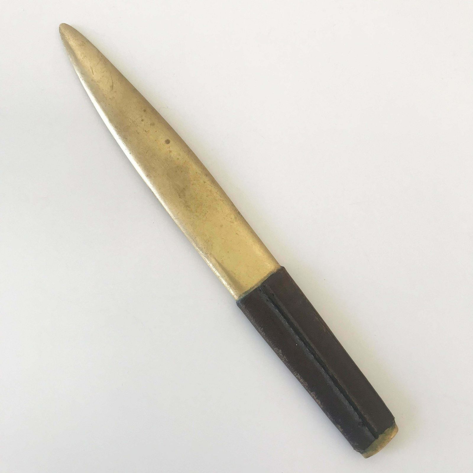 Exceptional Elegant And Heavy Brass Letter Opener By Carl Auböck Vienna 1950s photo 863.0