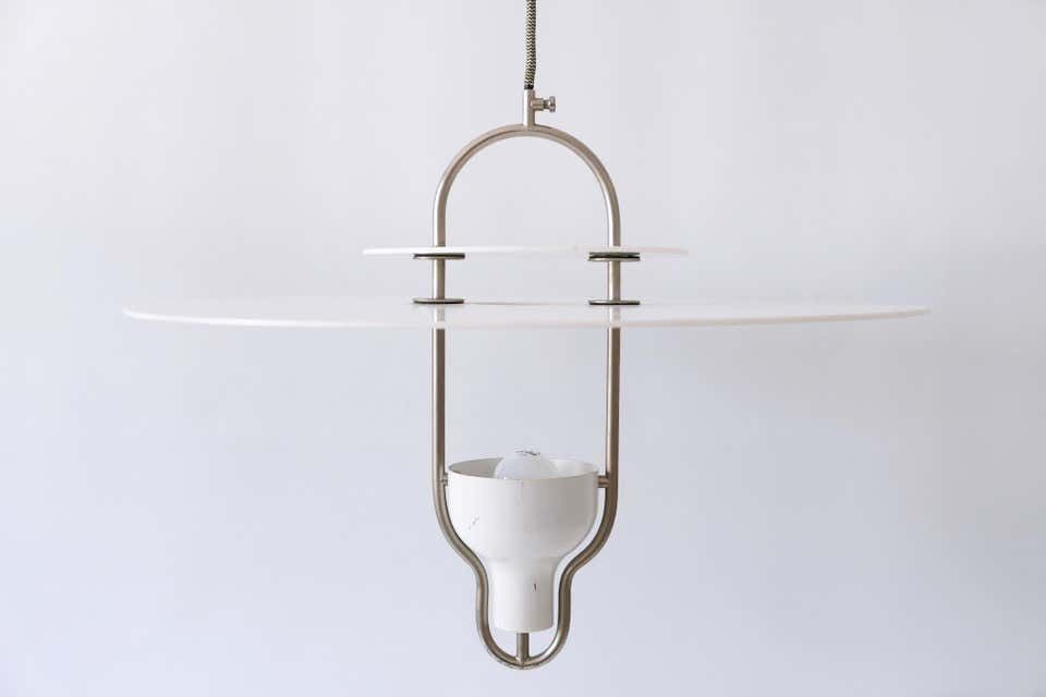 Exceptional Mid Century Modern Ufo Pendant Lamp, Italy, 1960s photo 4402.0