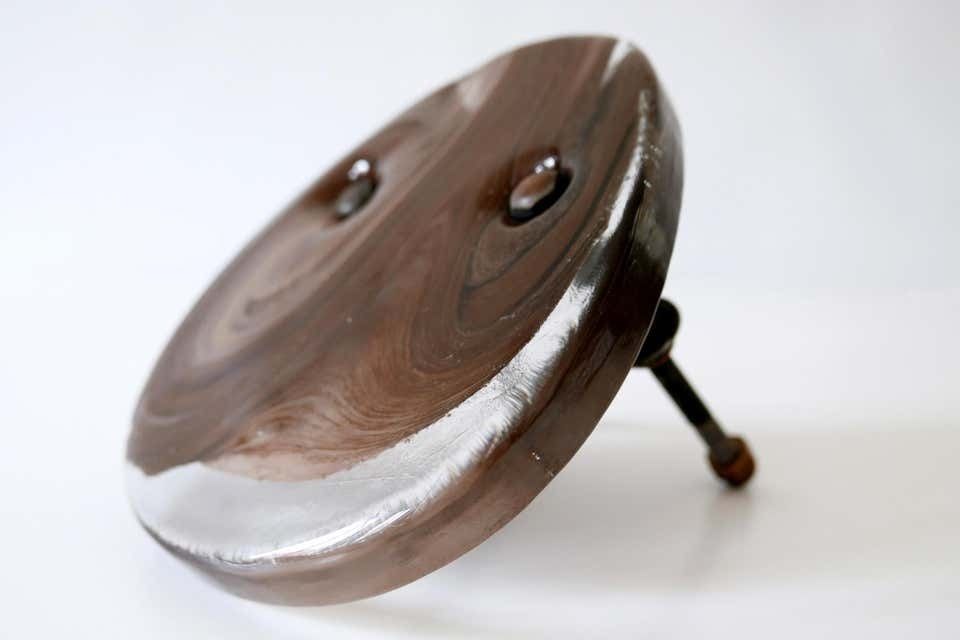 Exceptional Mid Century Modern Push & Pull Marbled Glass Door Handle Italy 1960s photo furniture