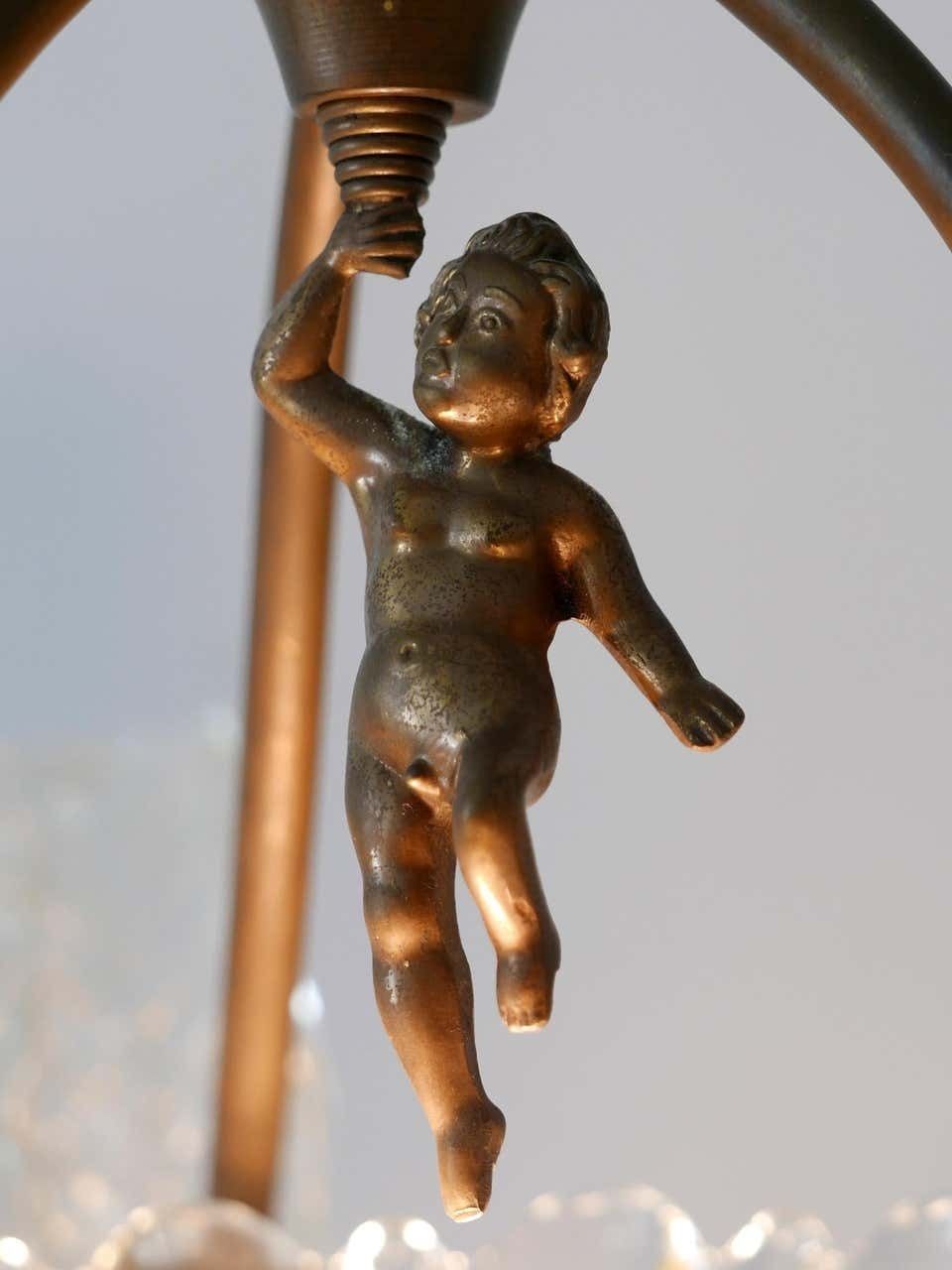 photo buy Rare Mid Century Modern Chandelier Or Pendant Lamp ''Putti'' By Barovier & Toso