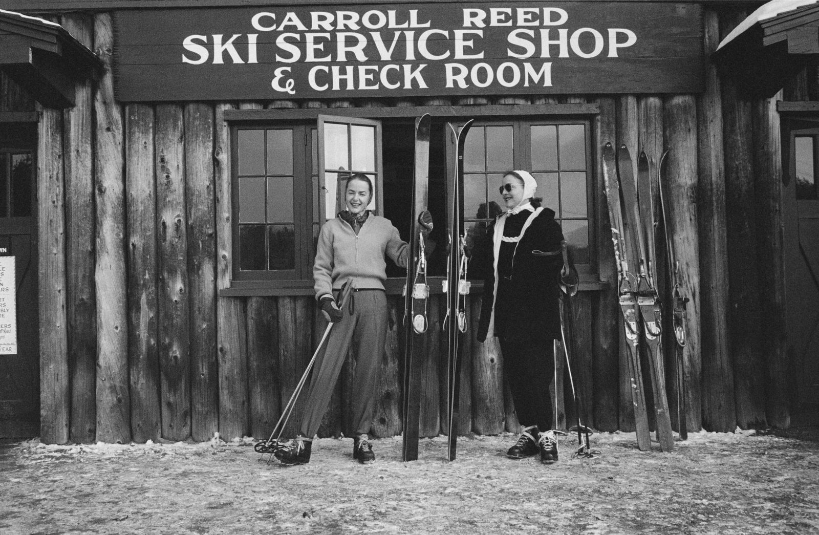 New England Skiing By Slim Aarons   Limited Edition Estate Stamped C Type Print
