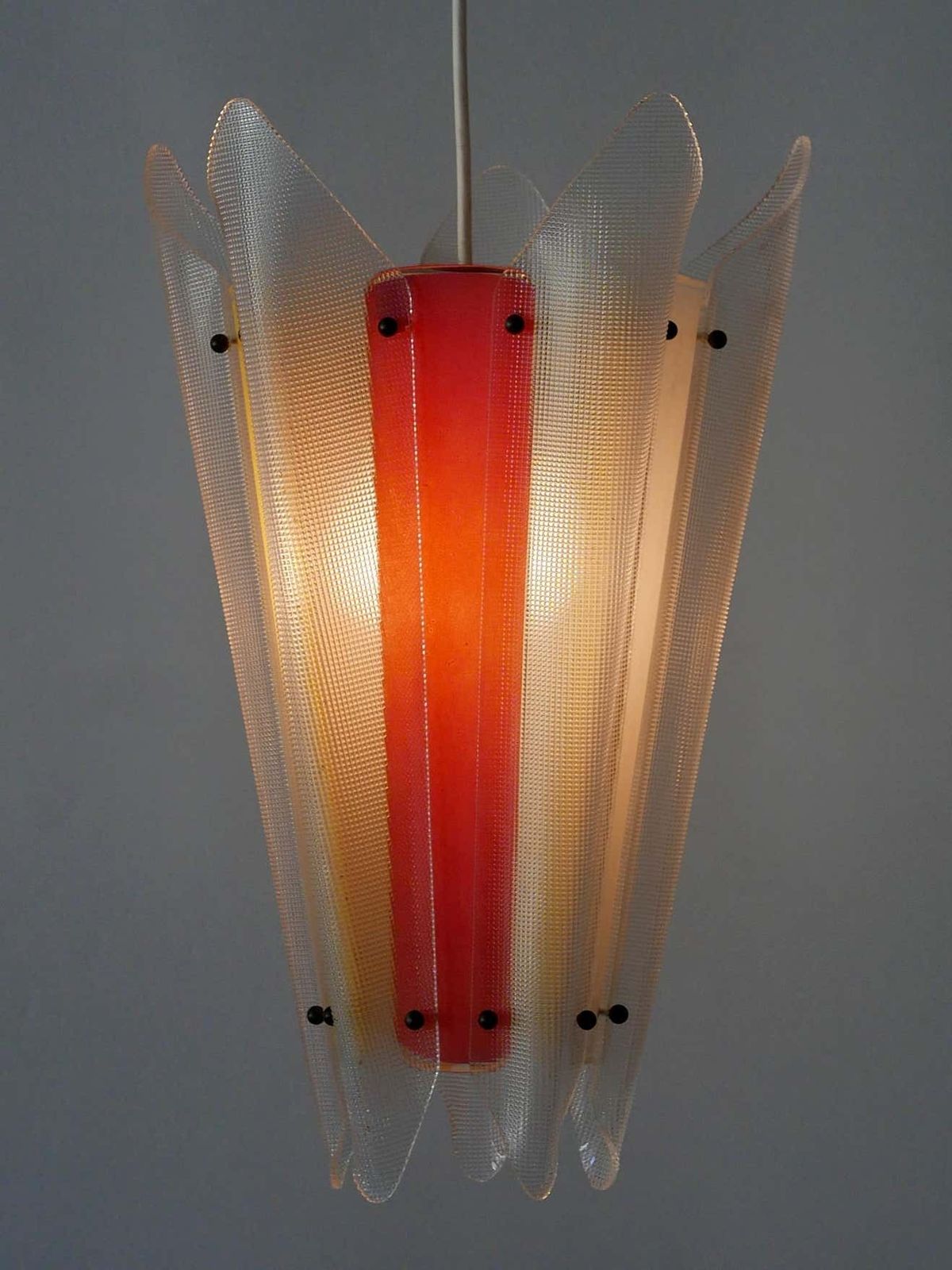 Rare Mid Century Modern Multi Coloured Lucite Pendant Lamp Germany 1960s photo furniture