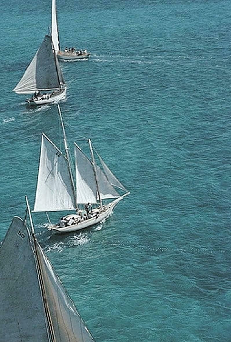 Sailing In The Bahamas By Slim Aarons photo furniture