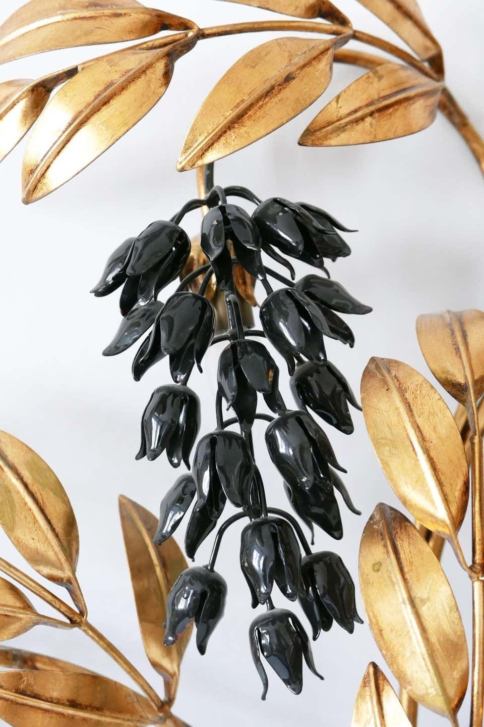 2950.0 Huge Pioggia D''Oro Gilt Metal Wall Lamp Or Sconce By Hans Kögl, 1970s, Germany photo