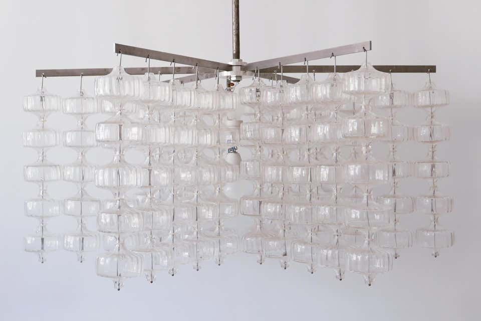 photo buy Huge Mid Century Modern Chandelier By Aloys Ferdinand Gangkofner, 1968, Germany