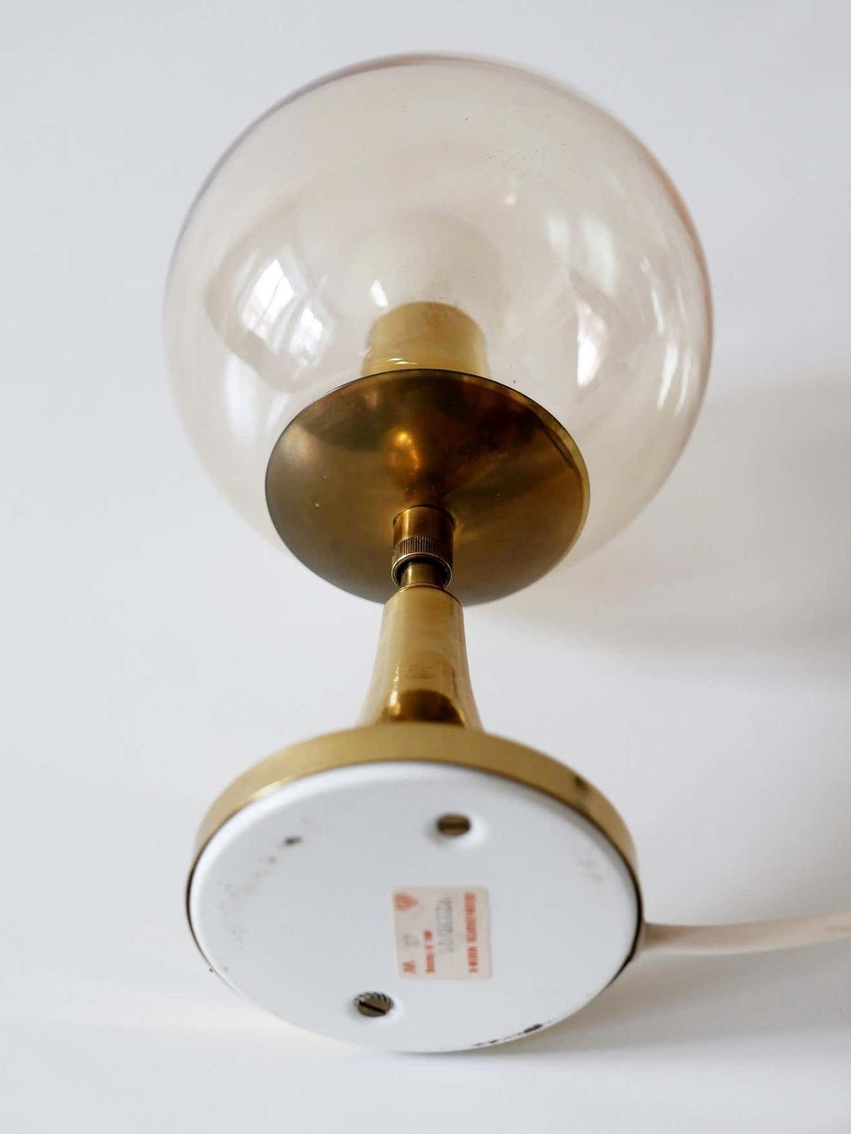 Lovely Mid Century Modern Brass Table Lamp By Sölken Leuchten, Germany, 1960s photo buy