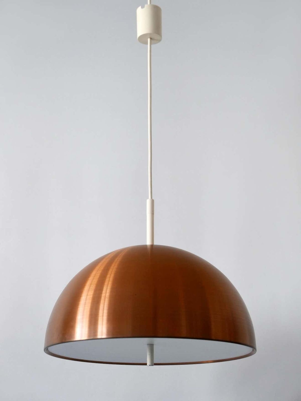 Elegant Mid Century Modern Copper Pendant Lamp By Staff & Schwarz Germany, 1960s photo furniture