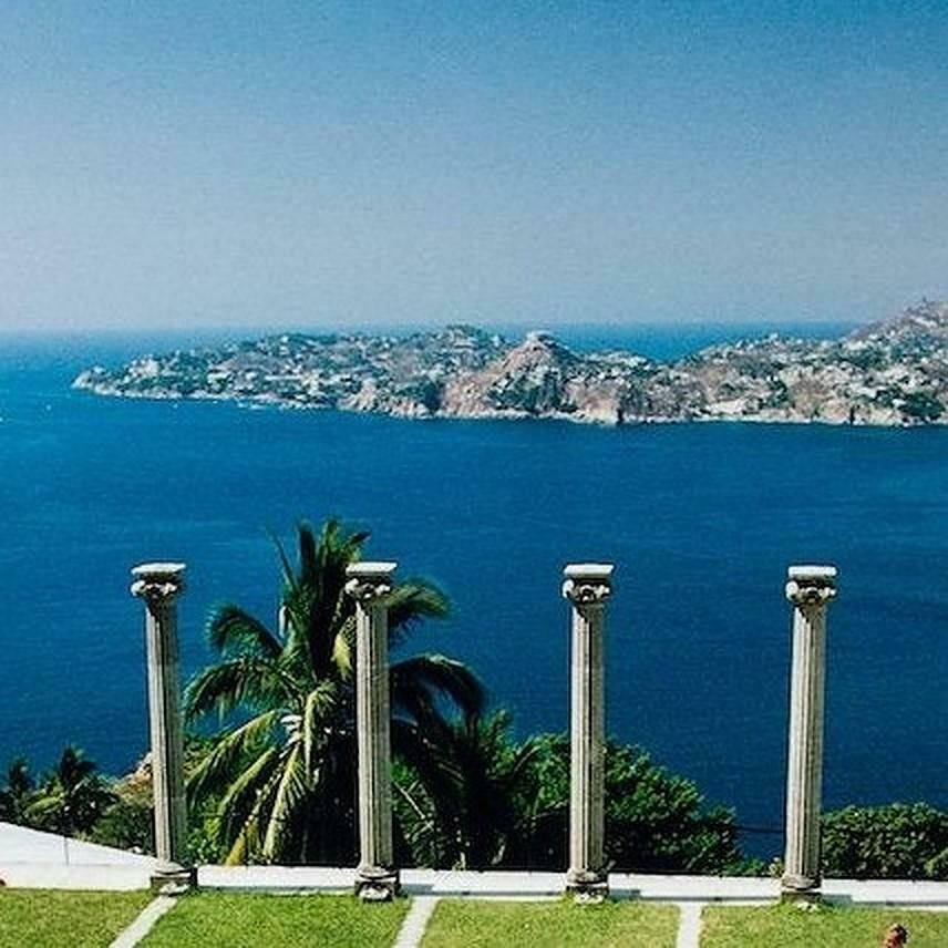 Pool At The Villa Nirvana, Acapulco By Slim Aarons photo for sale