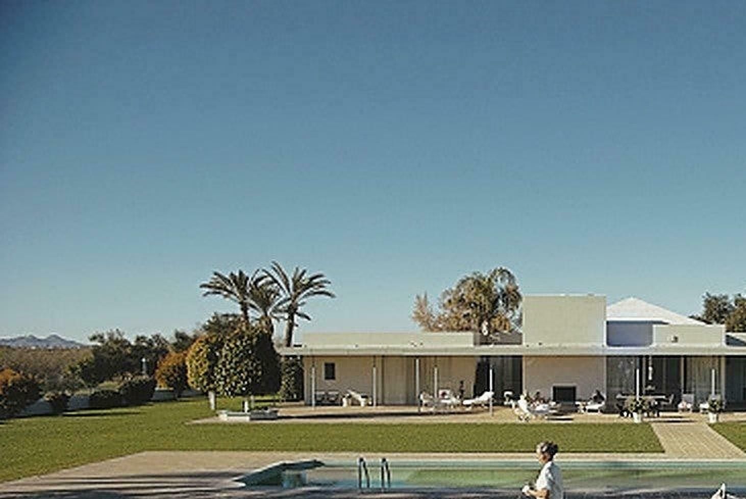 Daniel Gainey By Slim Aarons, Limited Edition Estate Stamped C Type photo furniture