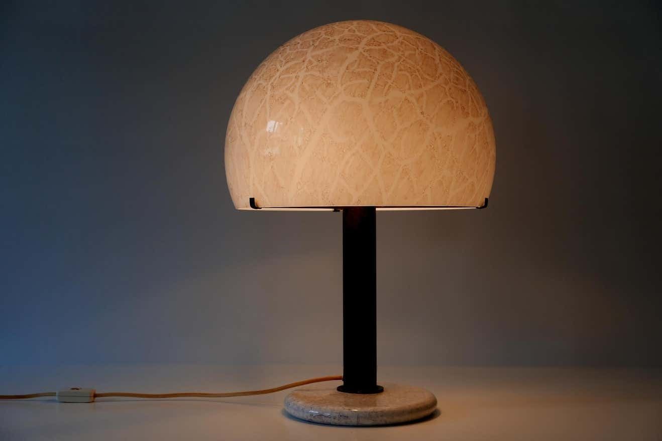 Large Venini Table Lamp ''Model 832'' By Ludovico Diaz De Santillana, 1960s, Italy photo Lighting