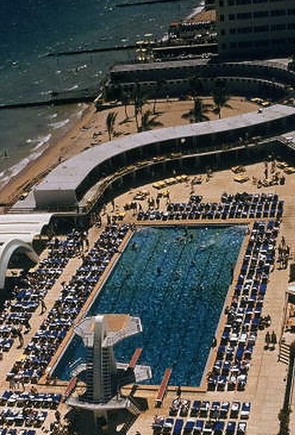 Ariel Pool, Miami By Slim Aarons photo furniture