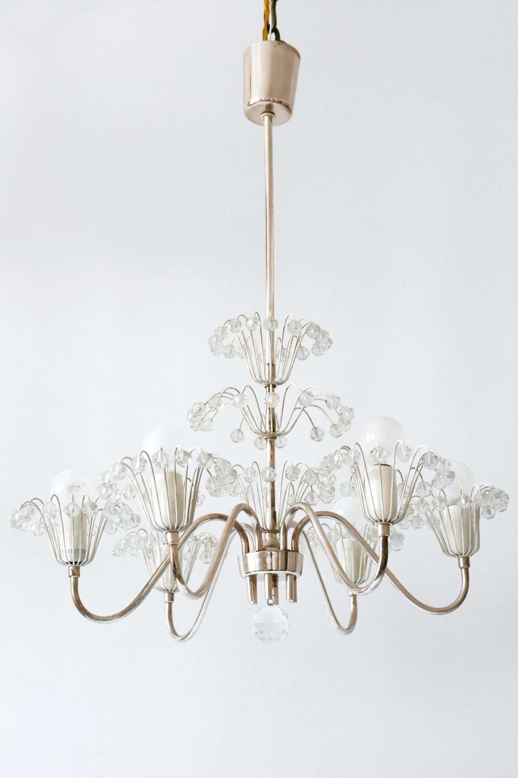 Midcentury Chandelier Or Pendant Lamp By Emil Stejnar For Rupert Nikoll, 1950s photo 2496.0