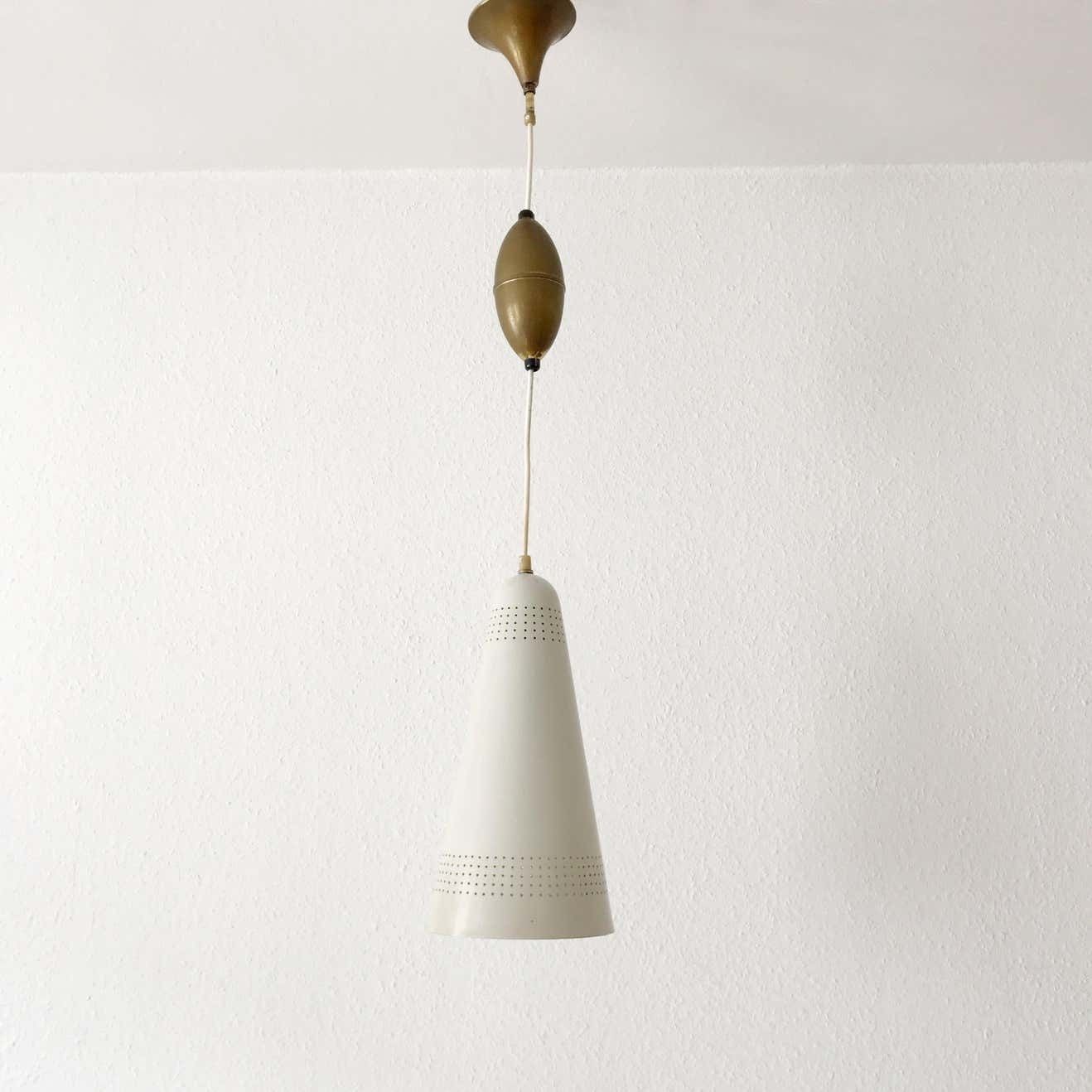 Exceptional Mid Century Modern Pendant Lamp Or Hanging Light, 1960s, Scandinavia photo vinterior