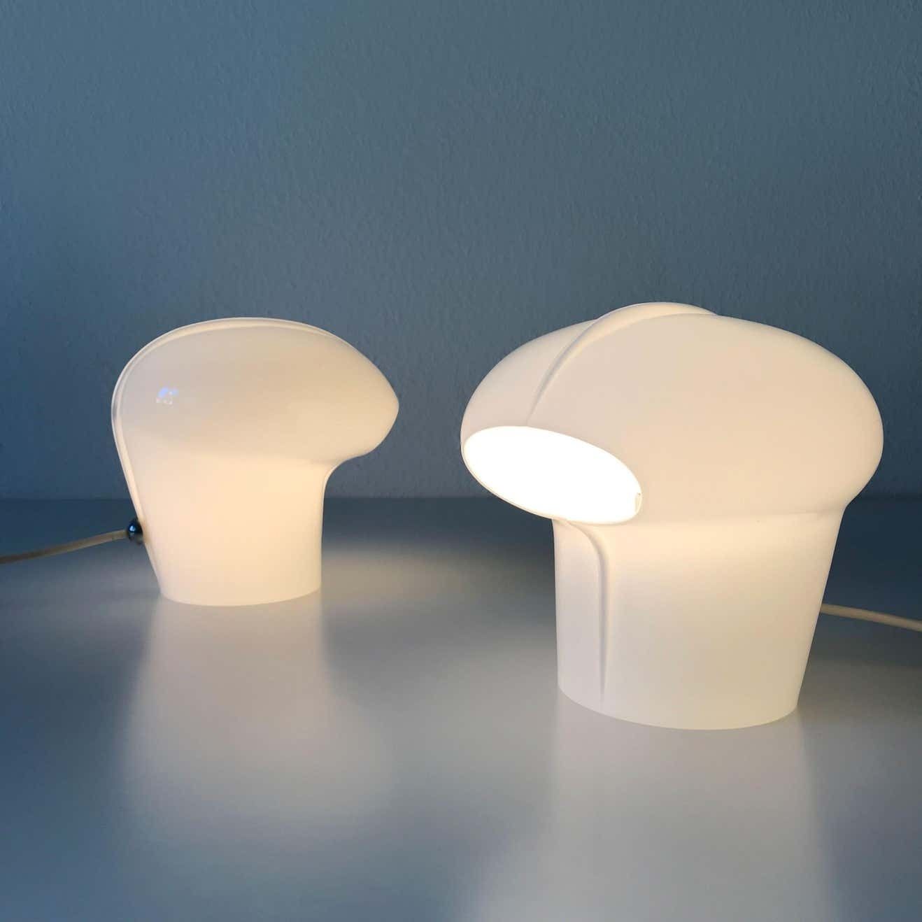 Set Of Two Exceptional Table Lamps By Gino Vistosi For Vistosi, Murano, 1970s photo furniture