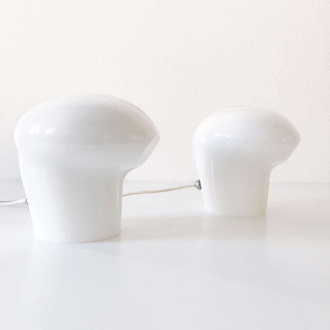 Set Of Two Exceptional Table Lamps By Gino Vistosi For Vistosi, Murano, 1970s photo for sale