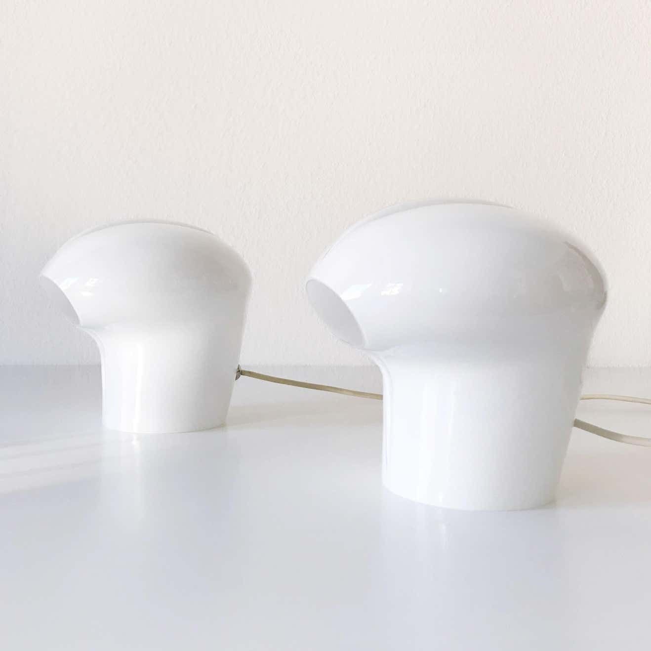 Set Of Two Exceptional Table Lamps By Gino Vistosi For Vistosi, Murano, 1970s photo buy