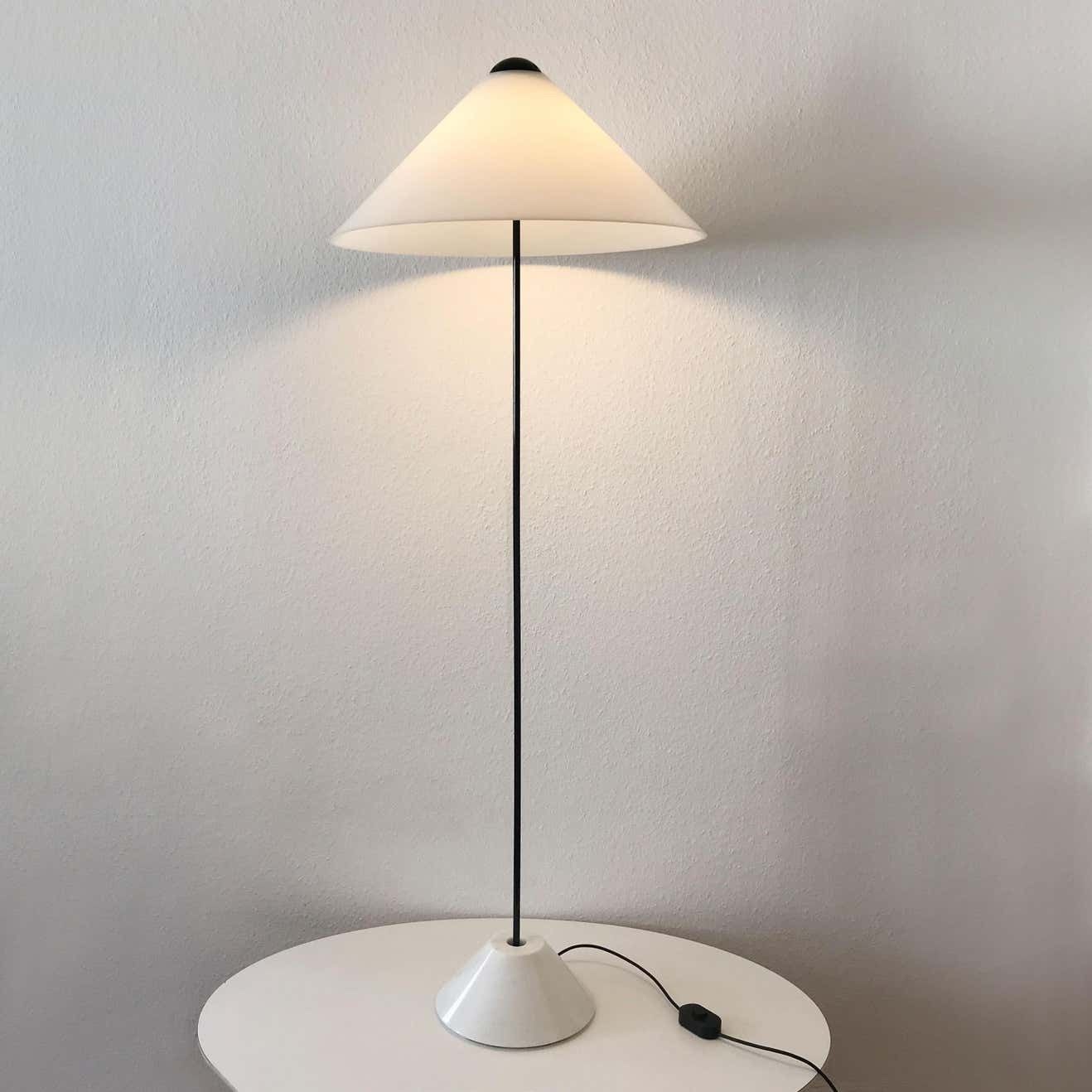 Rare Floor Lamp Snow By Vico Magistretti For O Luce, Italy, 1970s photo furniture