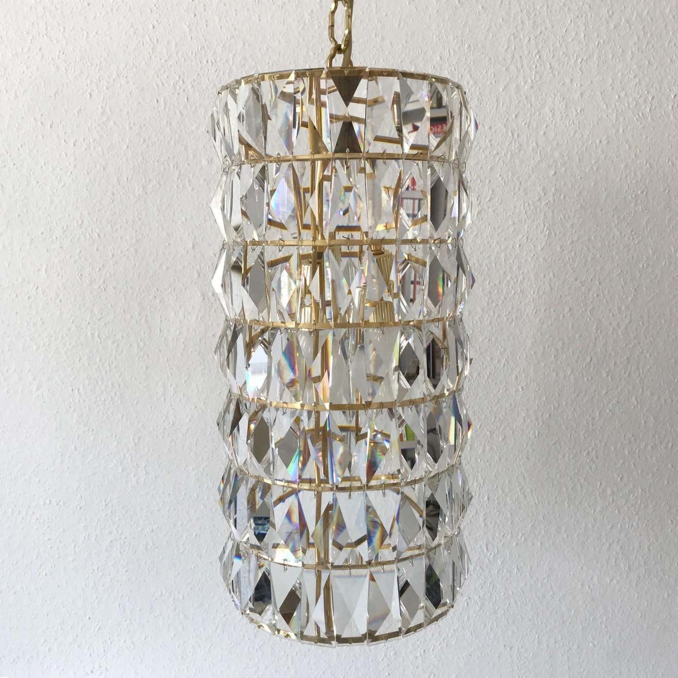 Crystal Glass Pendant Lamp Or Chandelier By Bakalowits & Söhne Vienna Austria photo 4039.0
