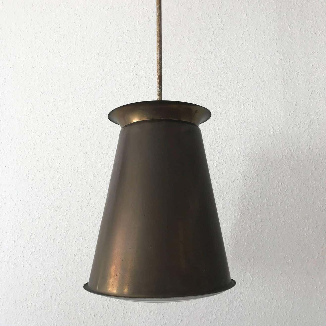 Exceptional Bauhaus Pendant Lamp By Adolf Meyer For Zeiss Ikon, 1930s, Germany photo vintage