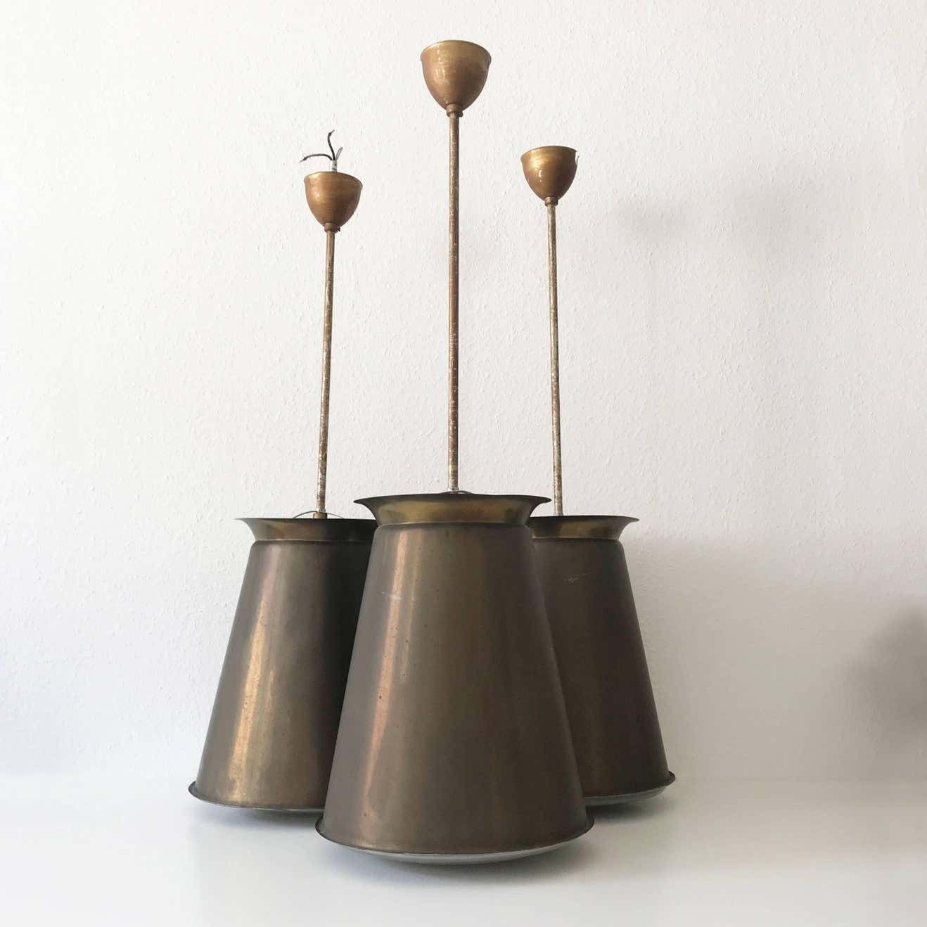 3177.0 Exceptional Bauhaus Pendant Lamp By Adolf Meyer For Zeiss Ikon, 1930s, Germany photo