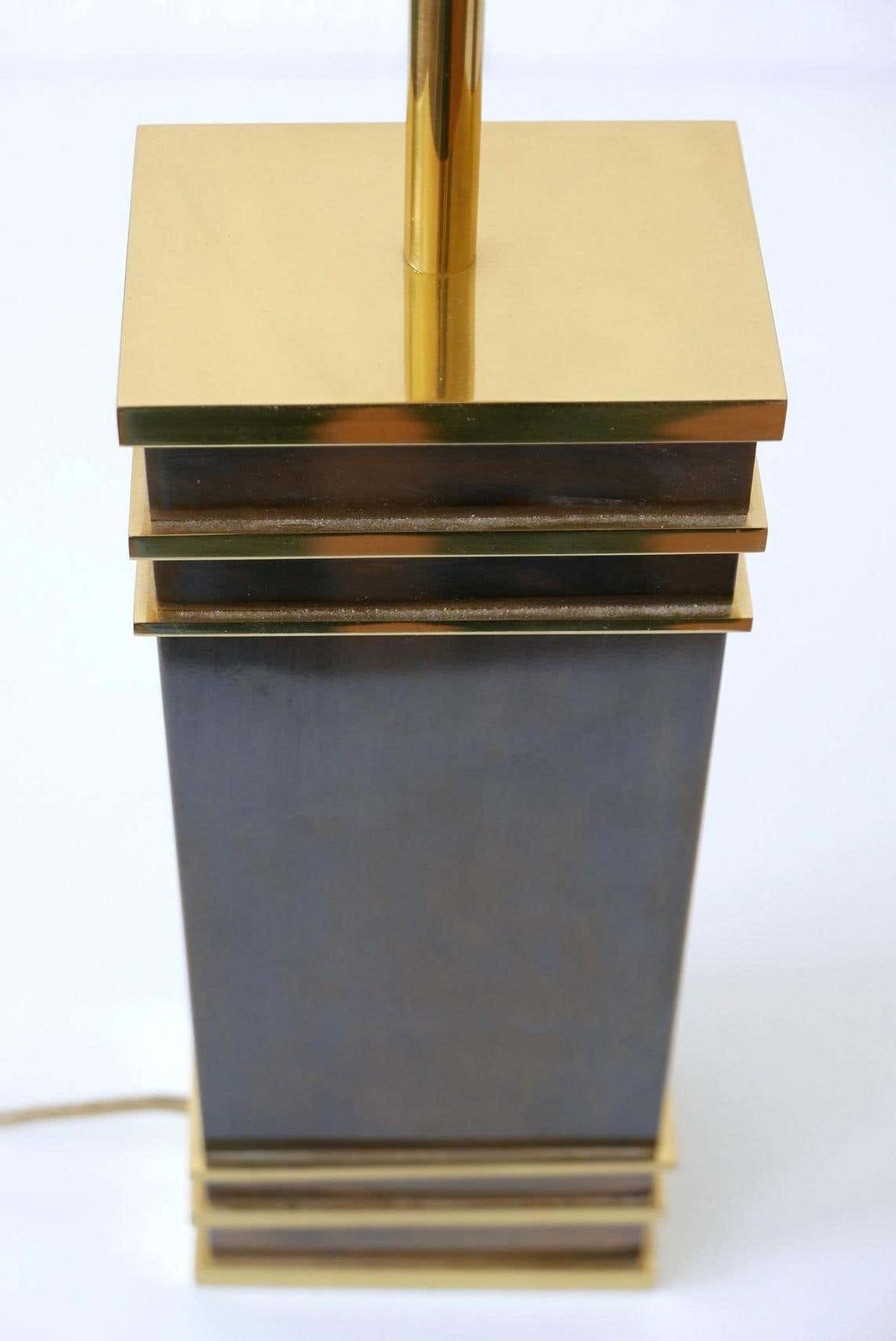 7714.0 Set Of Two Monumental Midcentury Table Lamps By Vereinigte Werkstätten, Germany photo