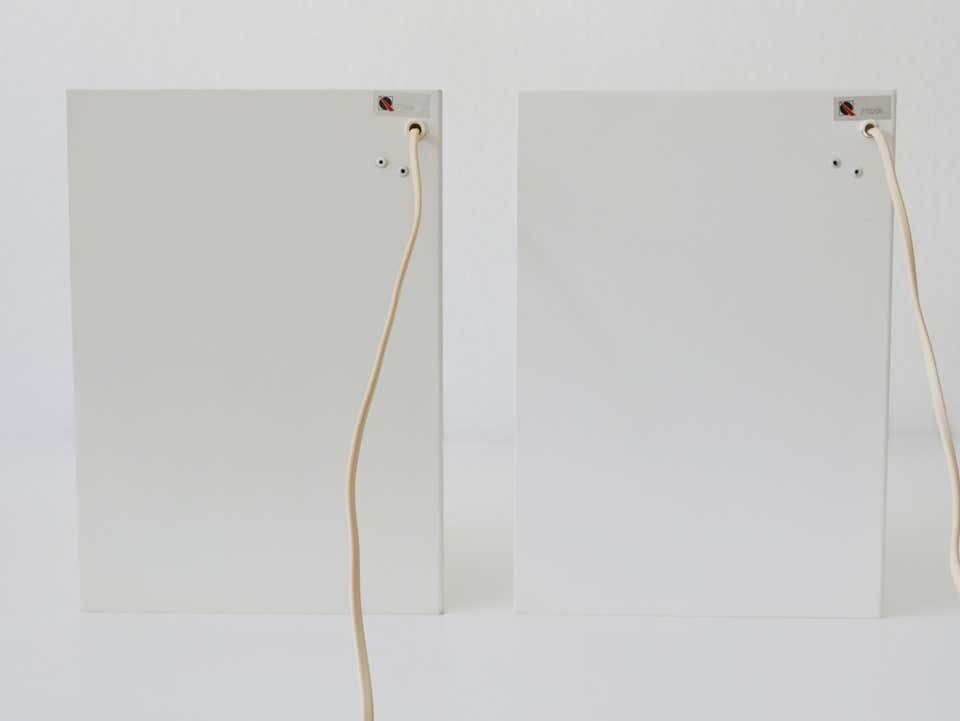 photo vintage Pair Of Elegant Side Table Lamps A 4 By Torben Holmbäck For B. J. Metal Denmark