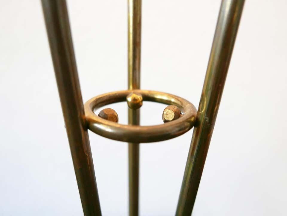 Lighting Rare And Elegant Mid Century Modern Sputnik 3 Flamed Floor Lamp, 1950s, Germany photo