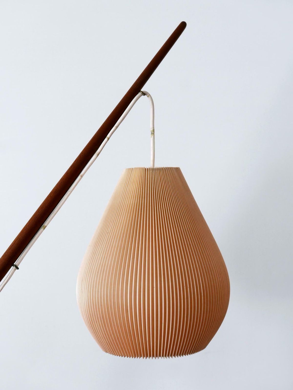 Exceptional Fishing Pole Floor Lamp By Svend Aage Holm Sørensen Denmark 1950s photo Lighting