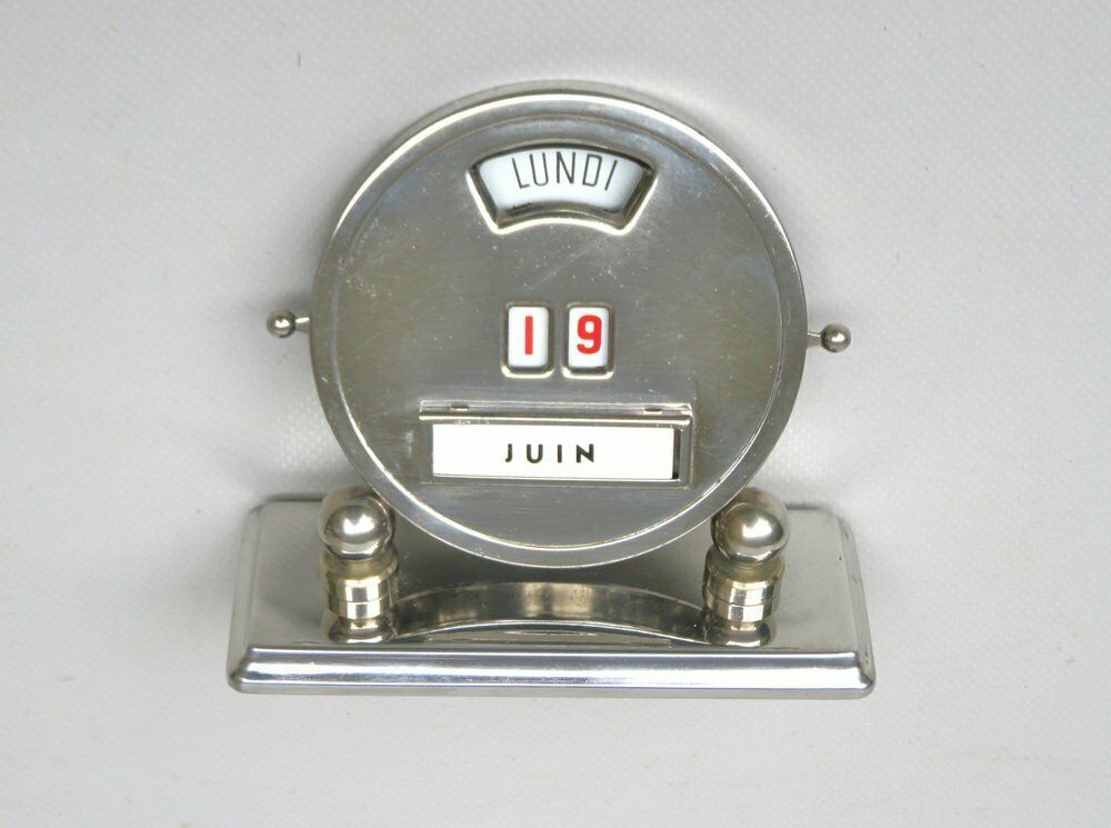 Art Deco French Perpetual Calendar From Mistral, 1920s photo for sale