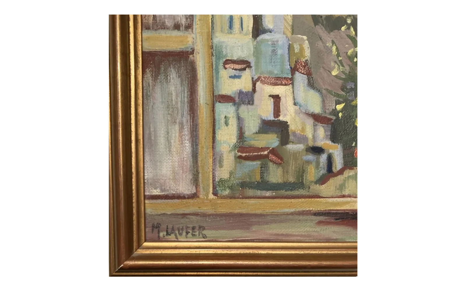 "The Bouquet At The Window" By Milia Laufer photo for sale