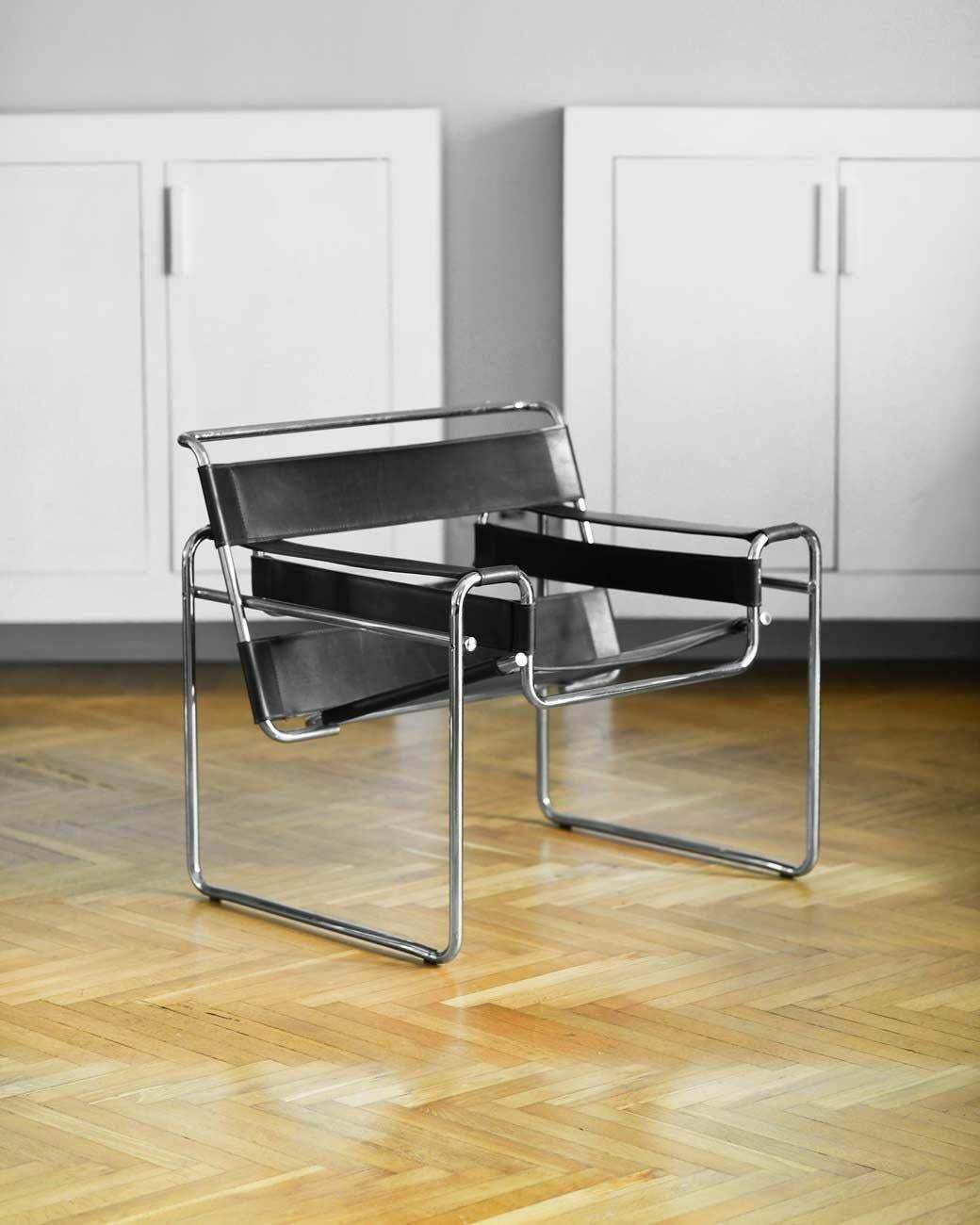 Armchairs In The Wassily Style By Marcel Breuer, 70s 'Set Of 2' photo for sale