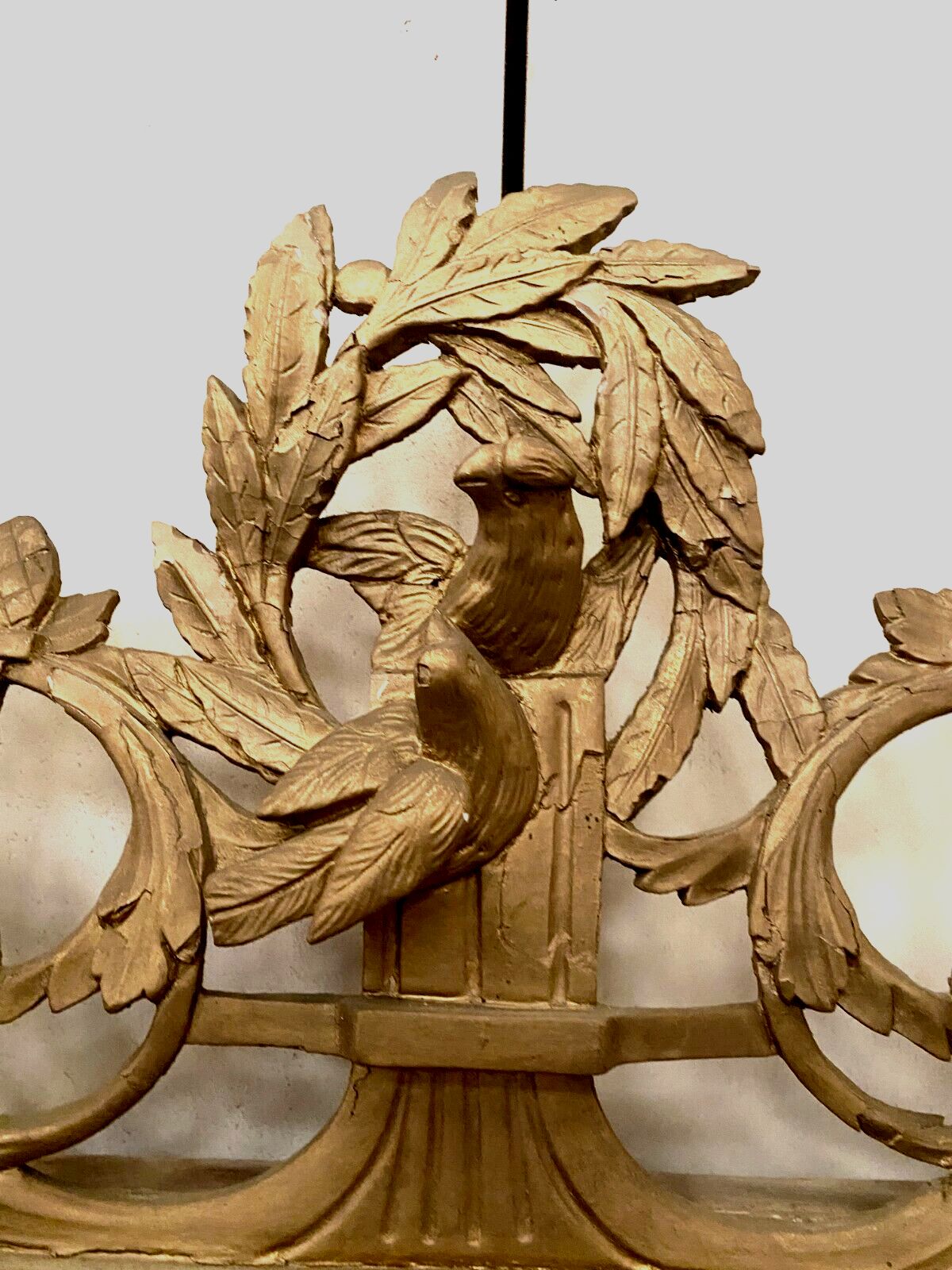 photo furniture Louis XVI Style Mirror In Wood And Gilded Stucco, 19th Century