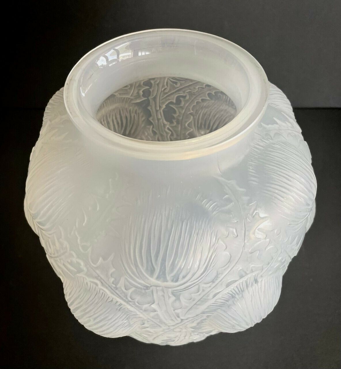 René Lalique Art Deco Vase "Domremy" 1926 photo furniture