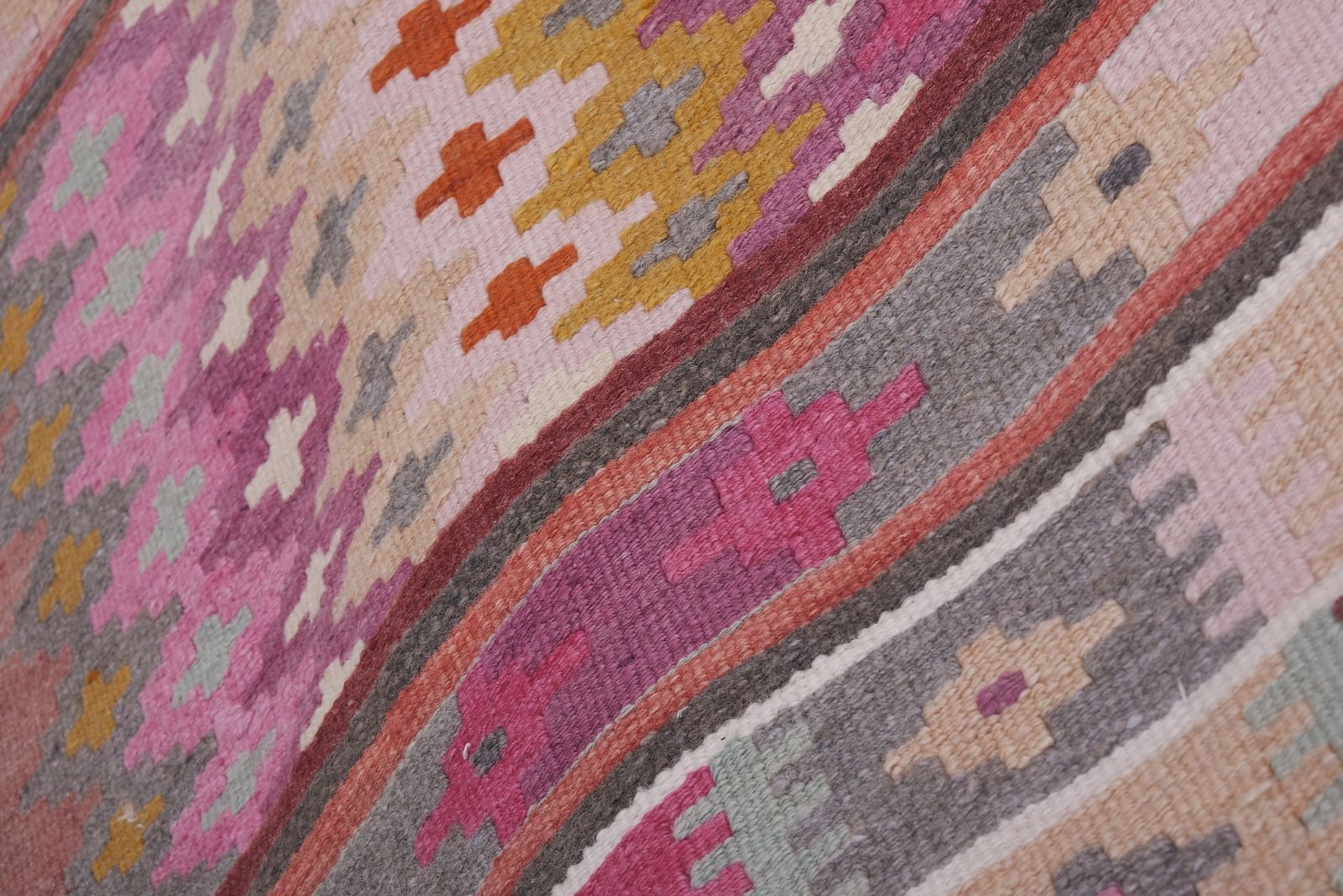 Turkish Handmade Runner Rug Kilim   Extra Long Hallway photo vintage