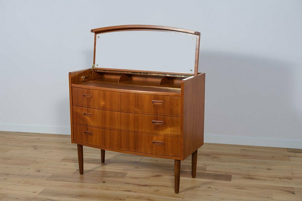 Mid Century Danish Teak Dressing Table, 1960s photo furniture