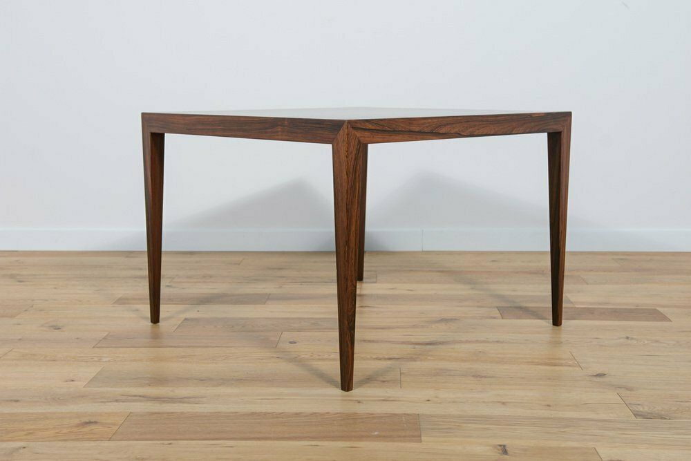 Mid Century Rosewood Coffee Table By Severin Hansen For Haslev Furniture Carpentry, 1960s photo Furniture