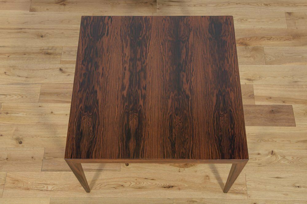 Mid Century Rosewood Coffee Table By Severin Hansen For Haslev Furniture Carpentry, 1960s photo vinterior