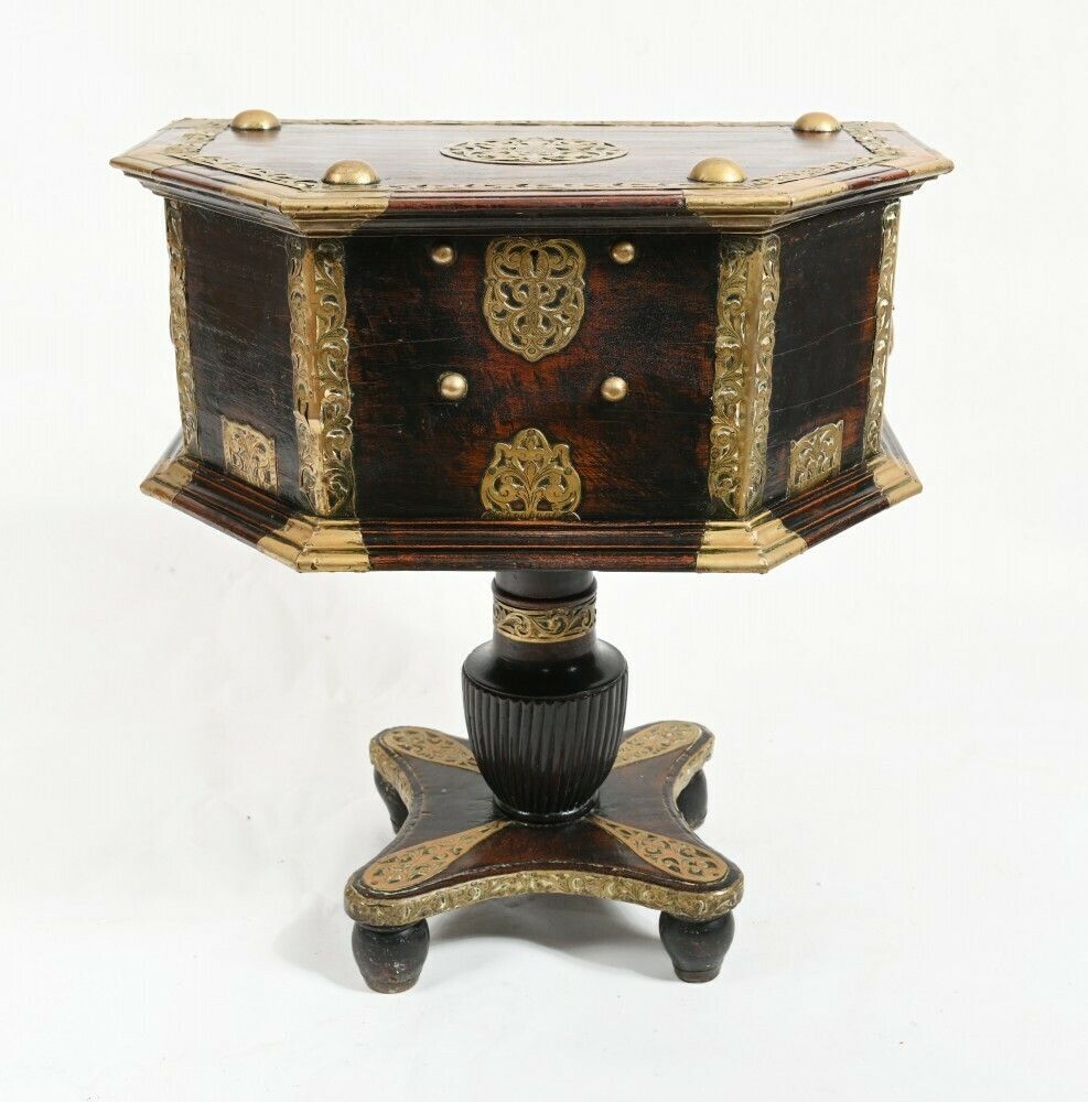 Indian Dowry Chest Cabinet Hindhu Antiques Brass photo 2250.0