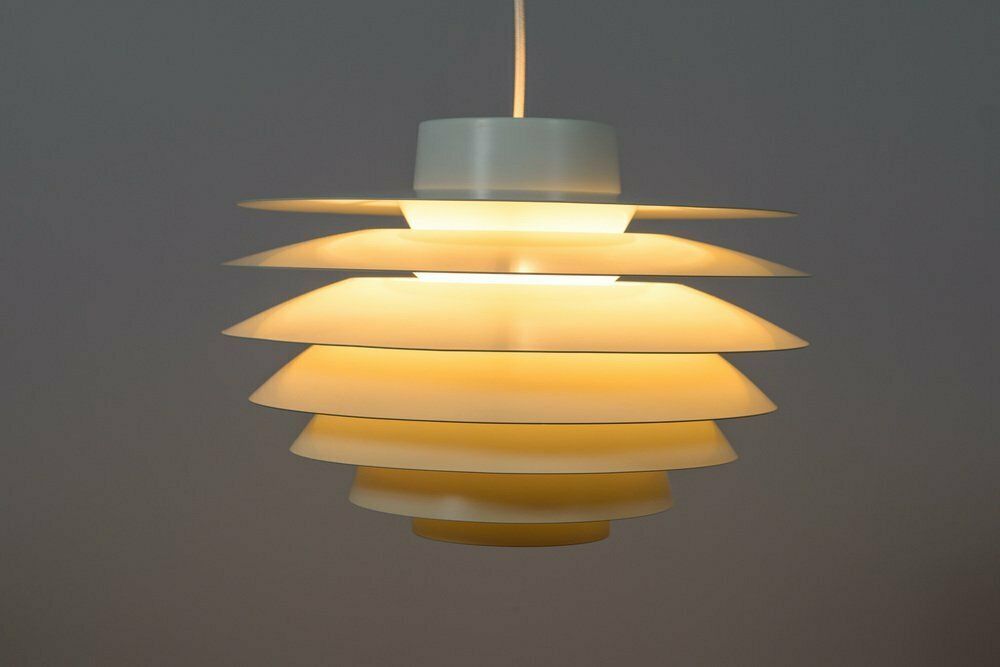 Mid Century Danish Verona Pendant Lamp By Svend Middelboe For Fog & Morup, 1970s photo for sale