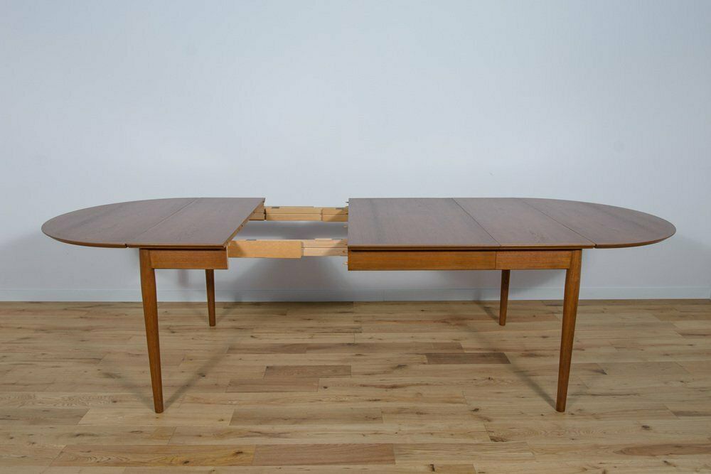 1734.0 Mid Century Danish Extendable Dining Table In Teak, 1960s photo