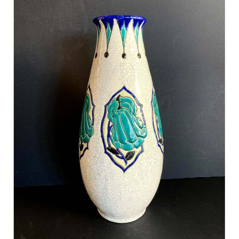 Vase Boch Keramis Maurice Dufrène La Maîtrise 1922