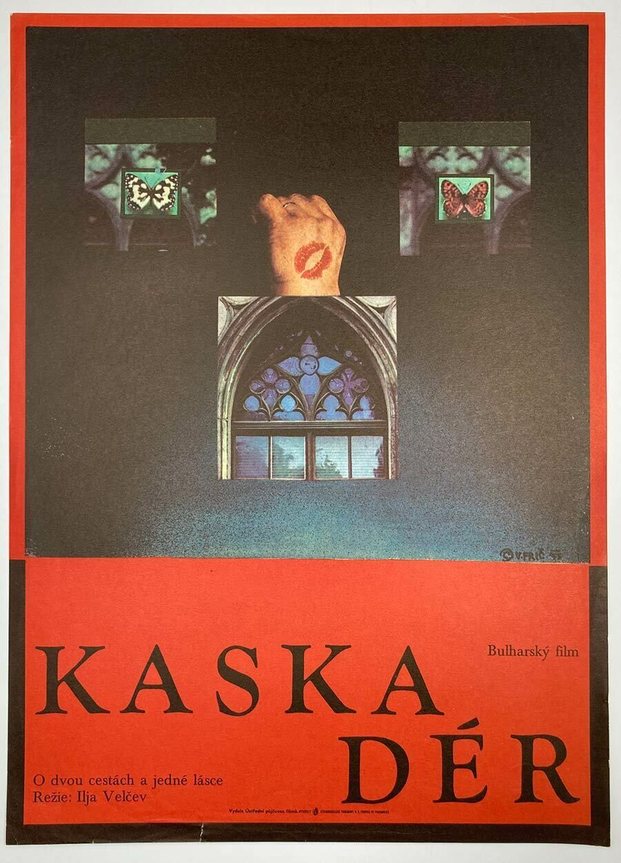 Original Film Poster, The Stand In, Vojmír Frič, 1975, Genuine Czech Vintage Print
